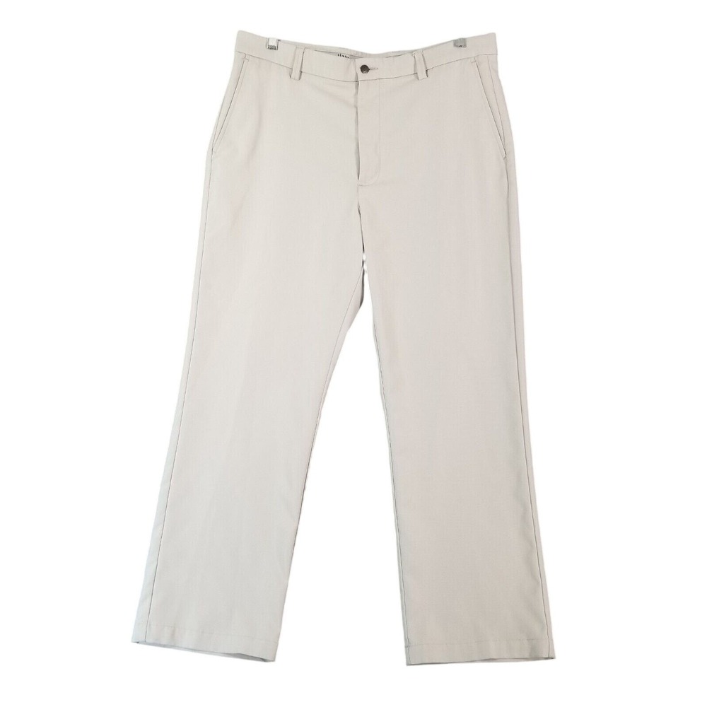 Callaway Golf Pants Men 36x30 Beige Flex Stretch Regular Fit Microfiber Solid